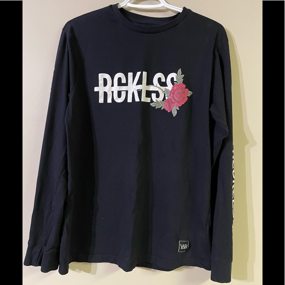 🌟2 for 30$!🌟 Young and Reckless long sleeve shirt - Black - Medium
